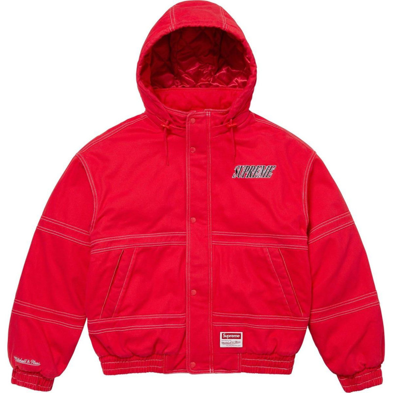 Supreme x Mitchell Ness FW24 WEEK15 Twill Stadium Jacket