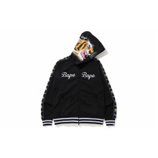 A BATHING APE Bape BAPE Tiger Jersey Full Zip Hoodie