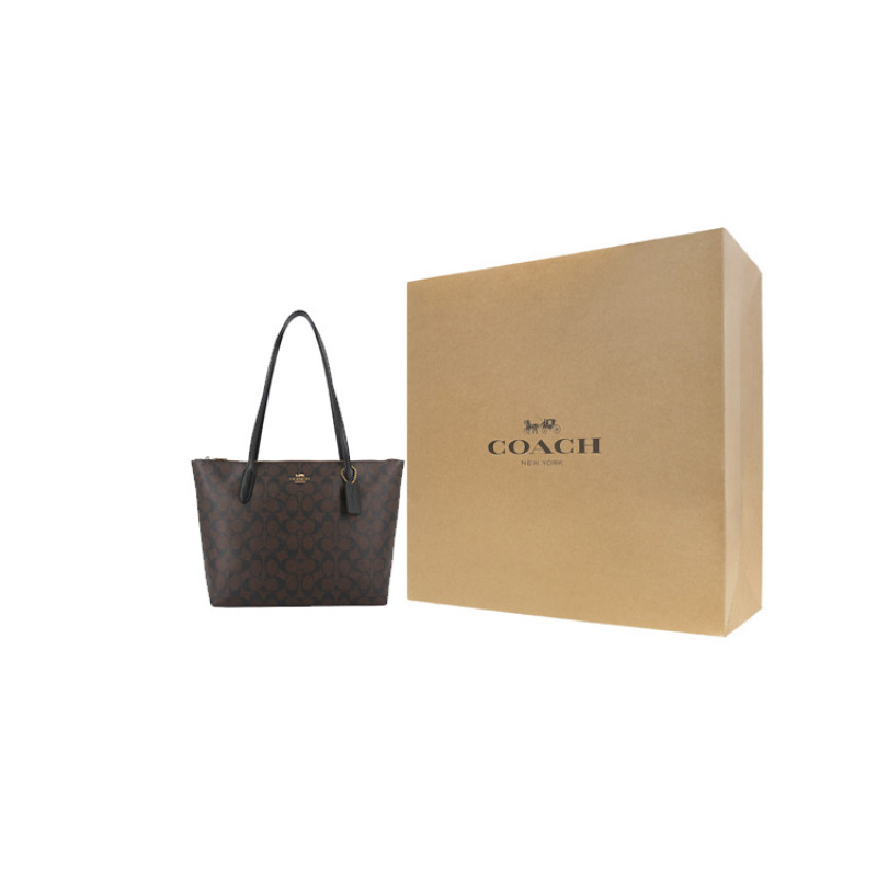 COACH Zip Top 30 PVC Tote