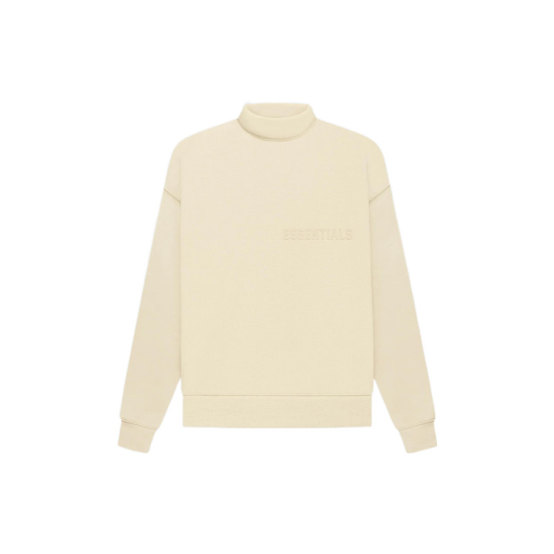 Fear of God Essentials FW22 Mockneck Egg shell Logo