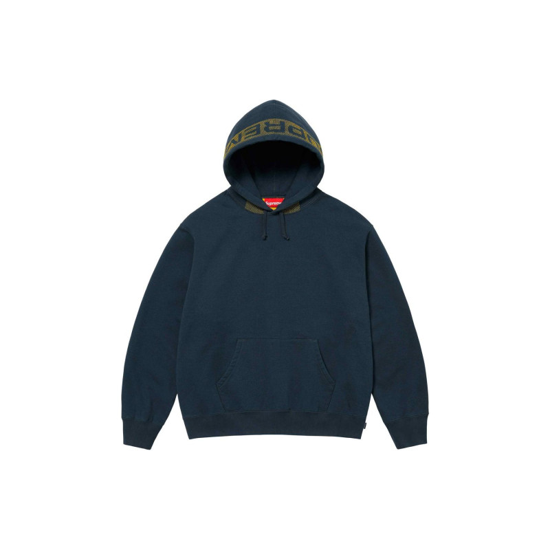 Supreme SS24 WEEK1 JACQUARD STRIPE HOODED SWEATSHIRT