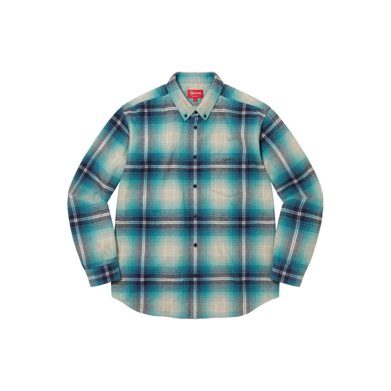 Supreme SS23 Week 3 Shadow Plaid Flannel Shirt
