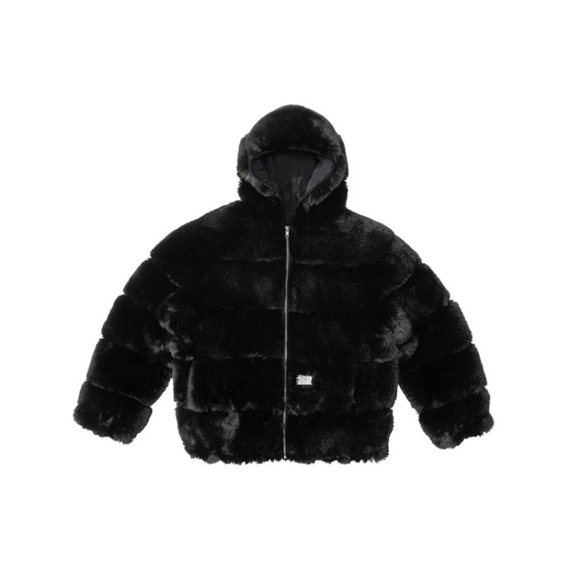 Supreme FW21 Week 15 x WTAPS Faux Fur Hooded Jacket