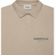Fear of God Essentials FW21 SS Polo StringTan Logopolo