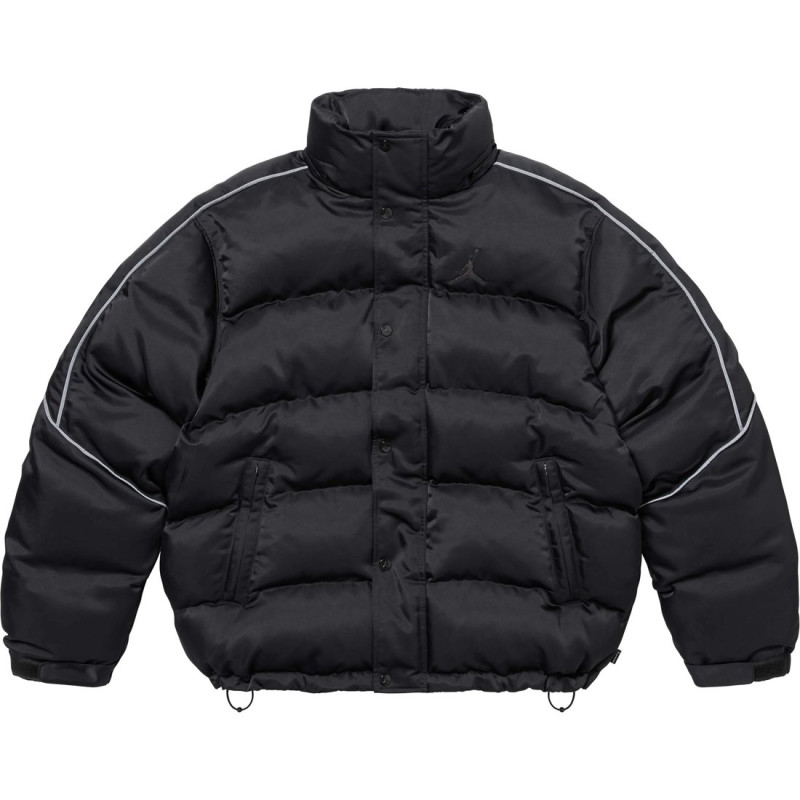 Supreme x Jordan FW24 Puffer Jacket logo