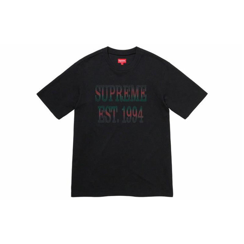 Supreme SS20 Week 7 Cotton Mesh Gradient Logo SS Top LogoT