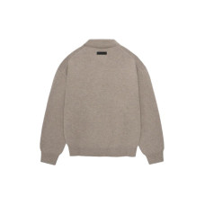 Fear of God Essentials FW23 Knit Polo Polo Core Heather