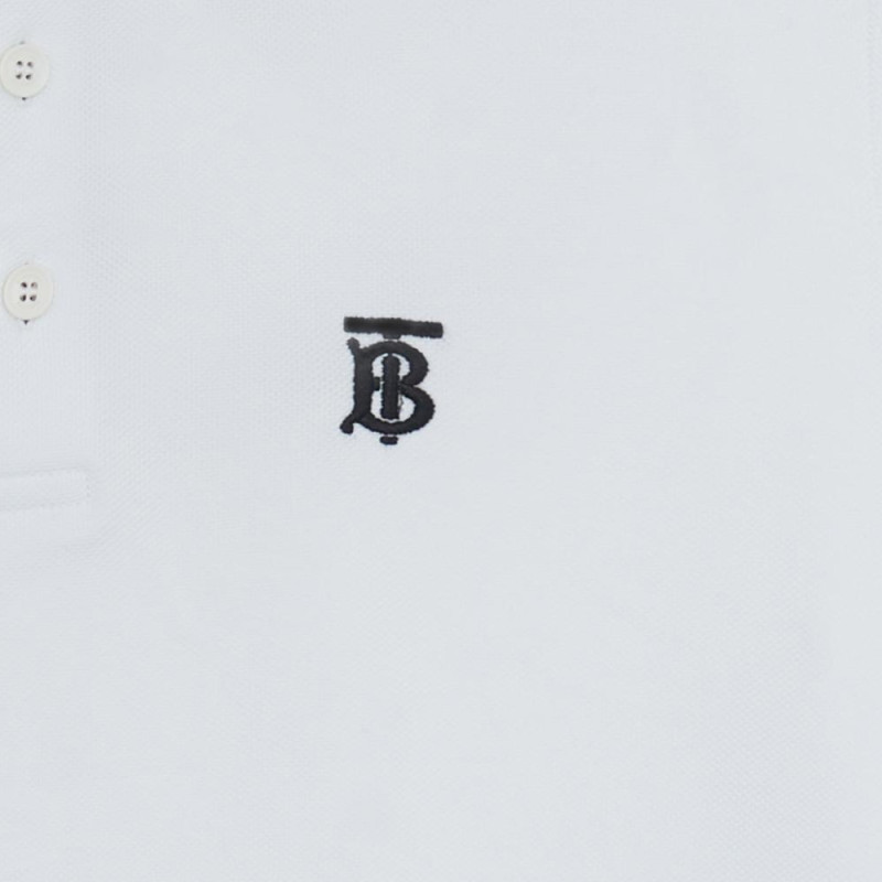 Burberry Cotton Polo Shirt LogoPolo