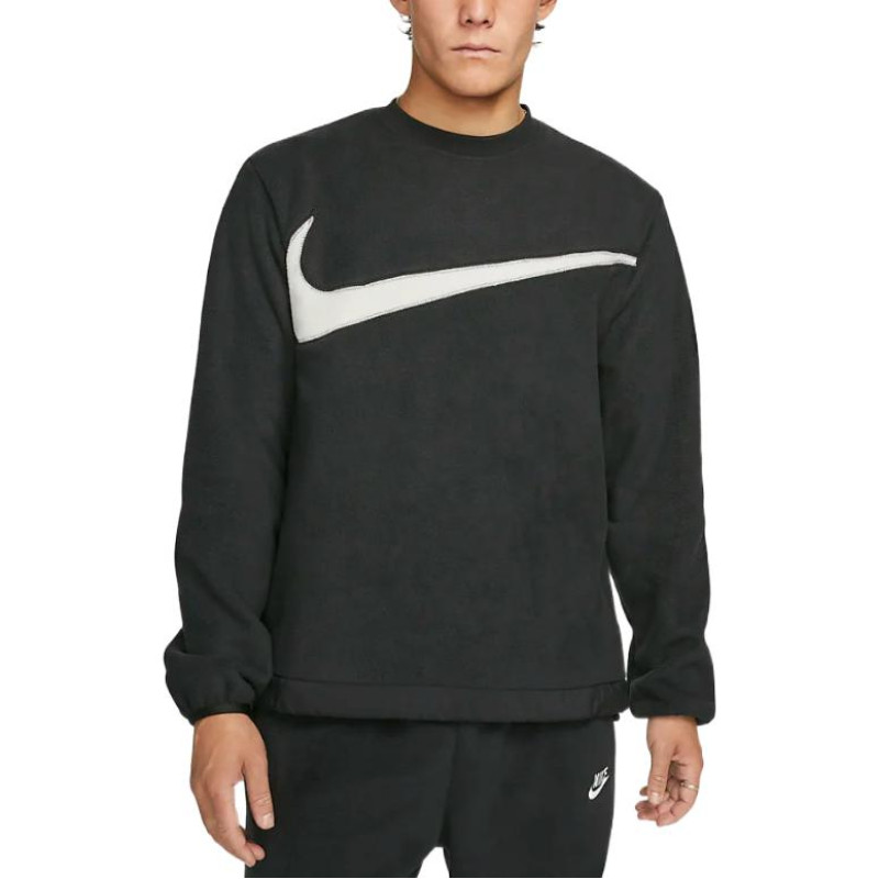 Nike As M Nk Club+ Flc Crew Wntr Logo