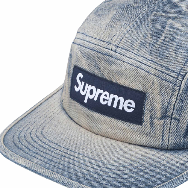 Supreme SS24 WEEK 1 WASHED CHINO TWILL CAMP CAP