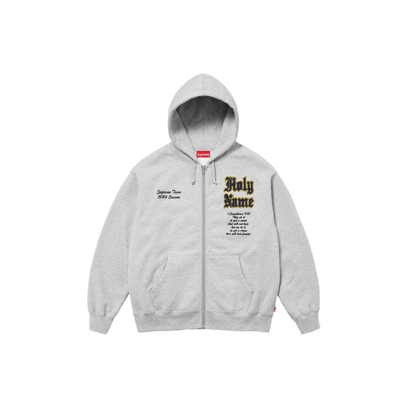 Supreme SS24 Week4 ZIP UP HOODED SWEATSHIRT