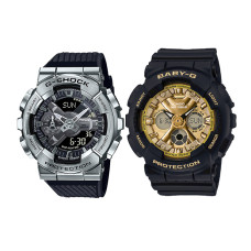 CASIO G-SHOCK BABY-G GM-110-1A+BA-130-1A3ER