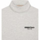 Fear of God Essentials SS22 Mockneck Light Oatmeal Logo