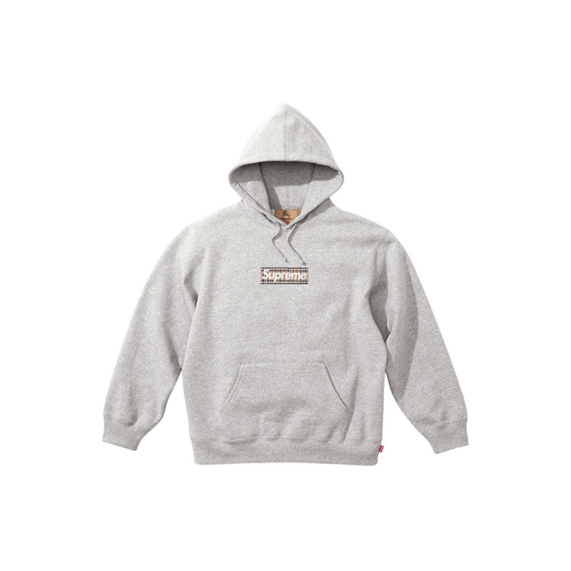 Supreme SS22 Week 3 x Burberry Box Logo Hooded Sweatshirt