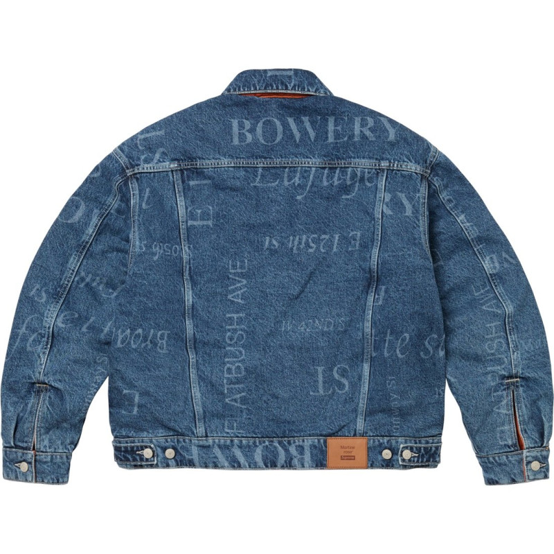 Supreme x Martine rose FW24 WEEK4 Reversible Trucker Jacket