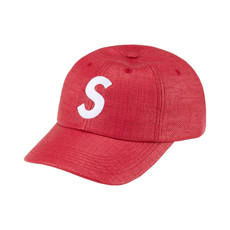 Supreme Week 9 Raffia S Logo 6-Panel