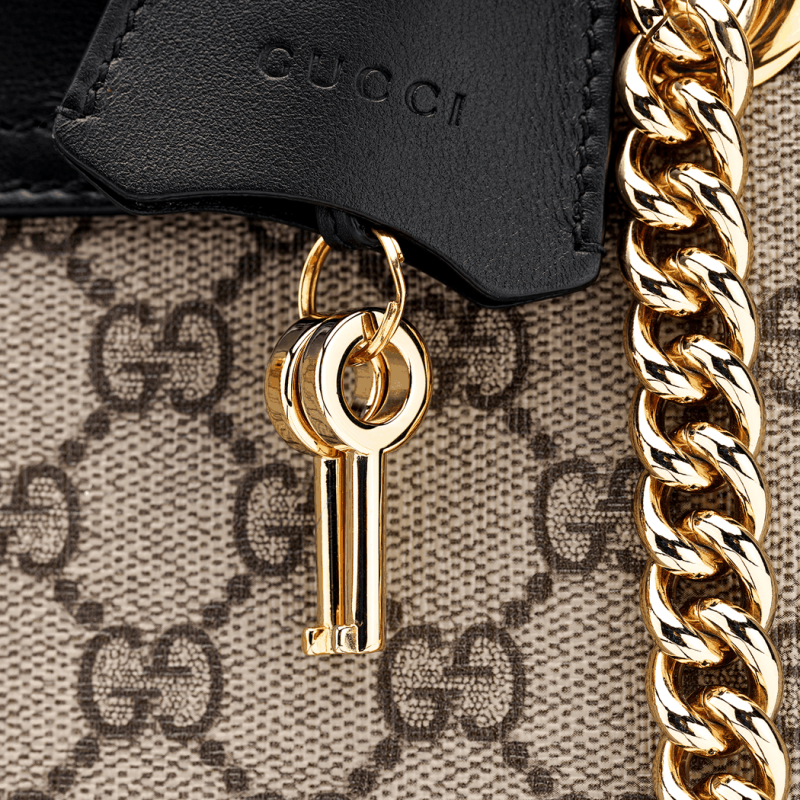 GUCCI Padlock Logo Tote