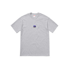 Supreme FW18 Bottle Cap Tee Heather Grey LogoT