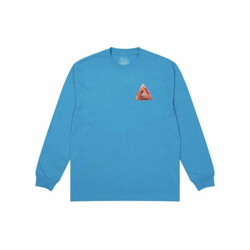 PALACE FW21 Chapping Longsleeve Petrol BlueT