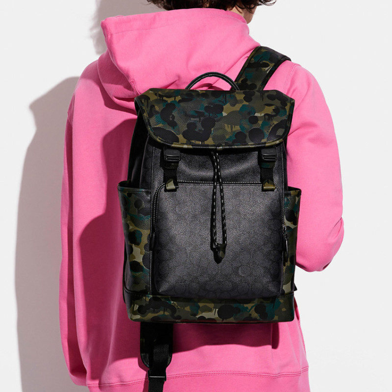 COACH Flap Backpack 27