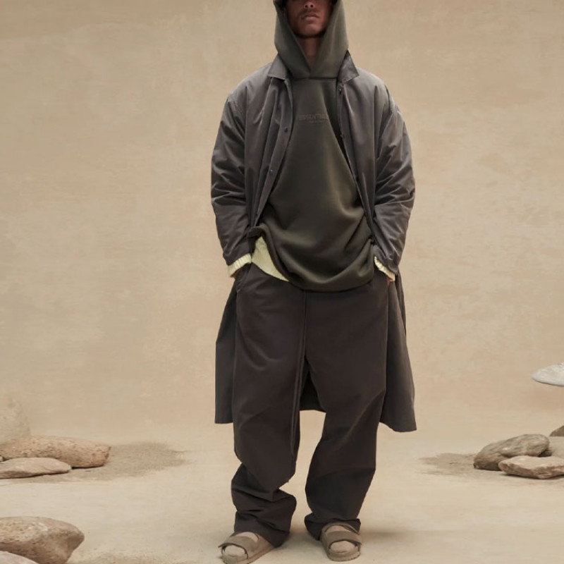 Fear of God Essentials FW22 Relaxed Hoodie Off Black