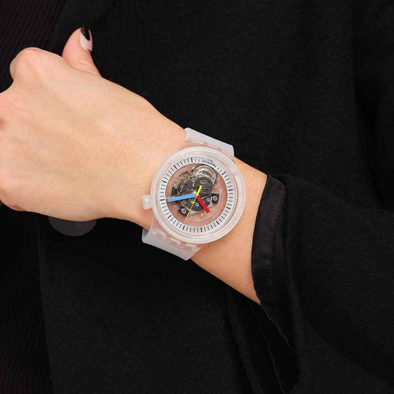 SWATCH Big Bold Clear 30 47mm SB01K100