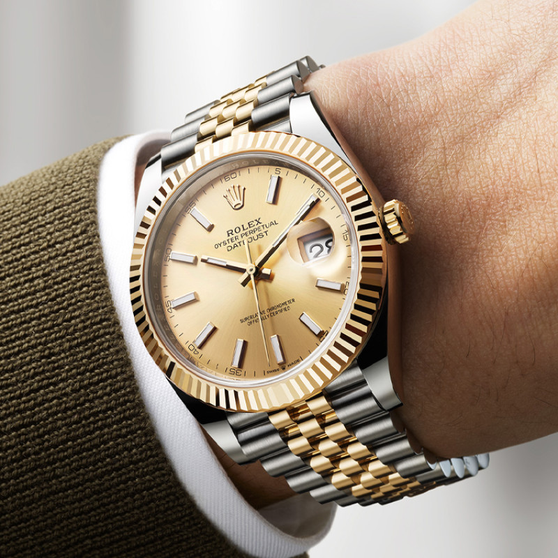 ROLEX 18K 41mm M126333-0010