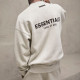 Fear of God Essentials SS22 Crewneck Light Oatmeal Logo