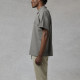 Fear of God Essentials FW20 Polo Shirt Cement LogoPolo
