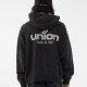 Fear of God Essentials x union la FW21 Vintage Hoodie Vintage Black Logo
