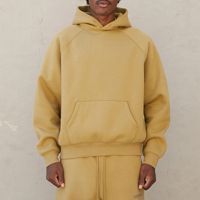 Fear of God Essentials FW21 Pullover Hoodie Amber Logo