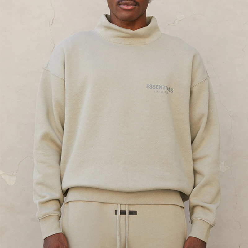 Fear of God Essentials FW21 Pullover Mockneck Pistachio