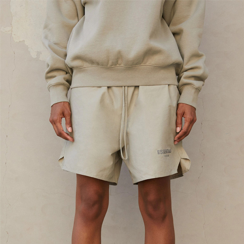 Fear of God Essentials FW21 Volley Short Pistachio Logo