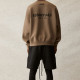 Fear of God Essentials SS21 Pull-Over Crewneck Taupe Logo