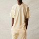 Fear of God Essentials SS21 Short Sleeve Polo ButtercreamCream LogoPolo