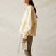 Fear of God Essentials SS21 Pull-Over Crewneck ButtercreamCream Logo