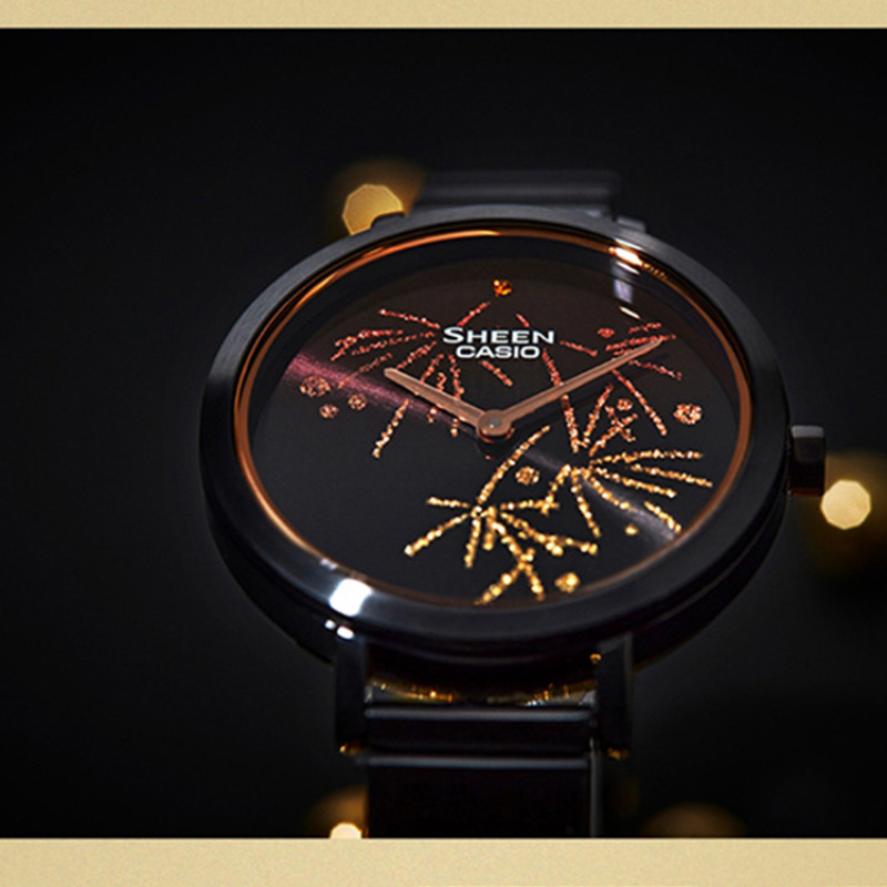 CASIO SHEEN SHE-C130BD-1AUPFY-person