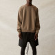 Fear of God Essentials SS21 Pull-Over Crewneck Taupe Logo