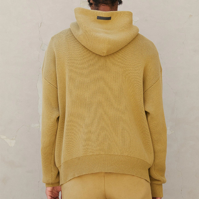 Fear of God Essentials FW21 Knit Pullover AmberLogo