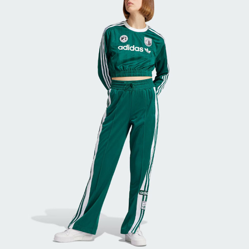 adidas originals Long Sleeve Crop Tee LogoT