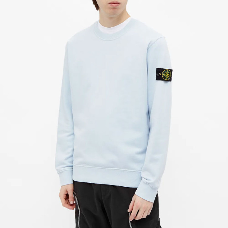 STONE ISLAND Garment Dyed Crew Sweat