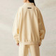 Fear of God Essentials SS21 Pull-Over Mockneck ButtercreamCream Logo