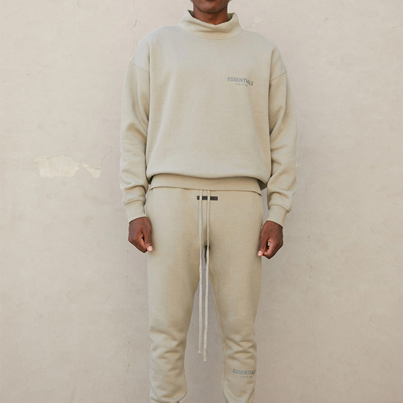 Fear of God Essentials FW21 Pullover Mockneck Pistachio