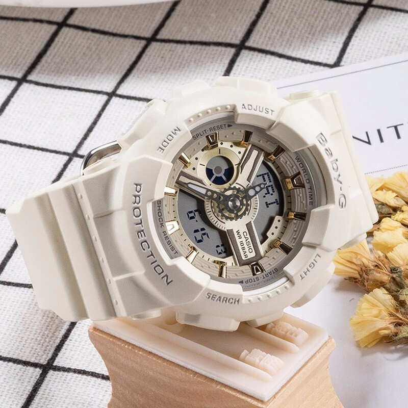 CASIO STANDARDBABY-G AEQ-110BW-9A+BA-110GA-7A2PR
