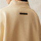 Fear of God Essentials SS21 Pull-Over Mockneck ButtercreamCream Logo