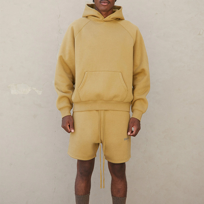 Fear of God Essentials FW21 Pullover Hoodie Amber Logo