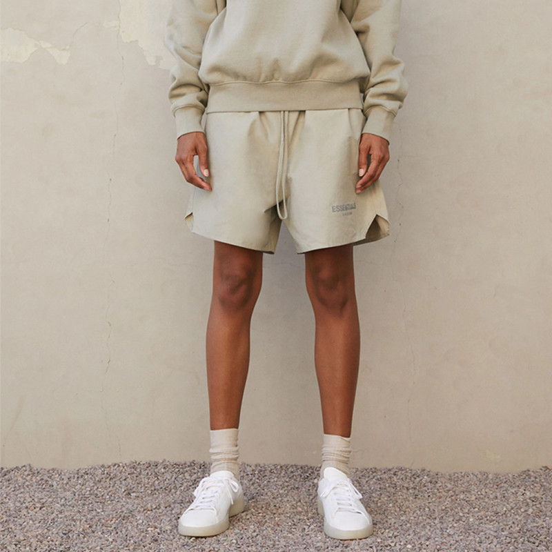 Fear of God Essentials FW21 Volley Short Pistachio Logo