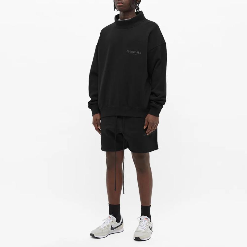 Fear of God Essentials SS21 Pull-Over Mockneck Stretch Limo Logo