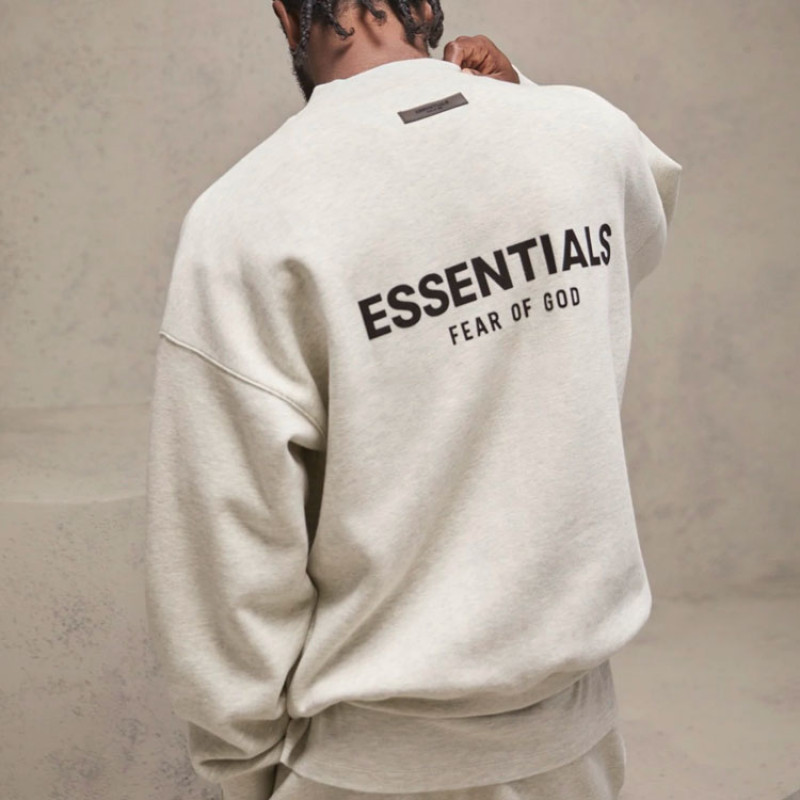 Fear of God Essentials Dark Oatmeal SS22 Logo