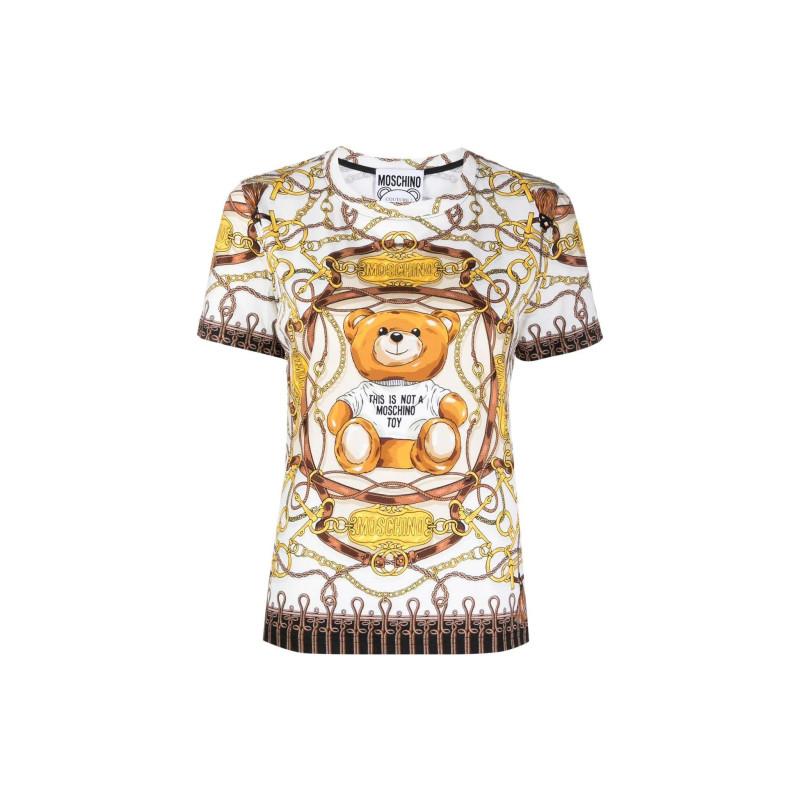 MOSCHINO FW22 Teddy Bear LogoT